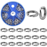 Fishing Split Rings Kit 100pcs Stainless Steel Fishing Lure Rings Connector |... Model