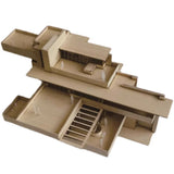 1/75/100 Fallingwater Villa Building 3D Model Assembly Wooden DIY Kits Set Gifts Model
