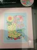 Zweigart Counted Cross Stitch Kit grow and blossom Model