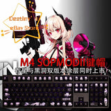 M4 SOPMODII Girls Frontline RGB Only Keycaps Translucent For Mechanical Keyboard Model