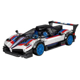 MOC Car Pagani Zonda R Racing Car Building Block Model Kit Toy Gift 321 Pcs Model