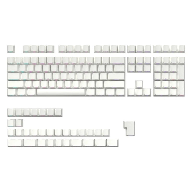 Side Printed Keyboard Keycap Set with Cherrys Profile, 140Piece Keycap Kit Model