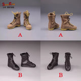SK011A/B 1/6 Male Sand Desert Combat Boots Model For 12'' Action Figure Doll Model