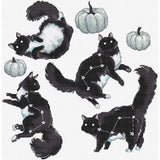Letistitch counted cross stitch kit "Cat Constellation", 27x28cm, DIY Model