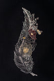 Cross Stitch Kit "Feather-2", size 3.9x8.7 in (10.0x22.0 cm) Model