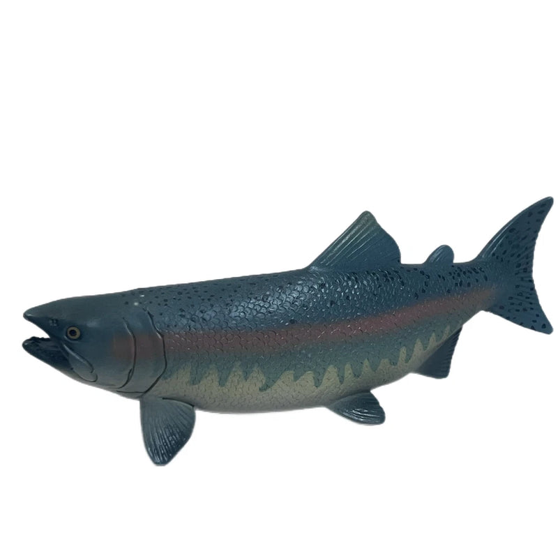 Safari LTD Salmon Figurine Realistic Fish 6.5 Inch Plastic Model Figure Toys Model