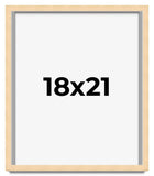 18x21 Shadow Box Frame Brown | 0.875 Inches Deep Real Wood Contemporary Shadowbo Model