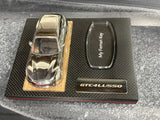 Ferrari GTC4 Lusso  carbon fiber  key tray with scale 1:43 model paperweight Model