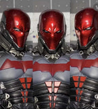 1/12 Painted Mechanical Red Hood Head Carving Model Toys Fit Mcfarlane Figure Model