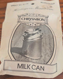 Chrysnbon 1:12 Scale Milk Can DIY Mini Kit M-158 Dollhouse Miniature Model