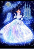 5D DIY Diamond Art Painting, Embroidery Kit Craft Cinderella (30cmx20cm) Model