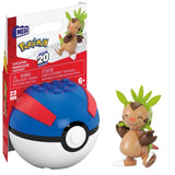 MEGA Pok??mon Chespin Building Toy Kit, Poseable Action Figure (23 Pieces) Model