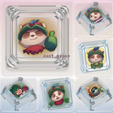 Anime Teemo Transparent Cute Manga Clear Gamer Keycaps for Cherry MX Keyboard Model