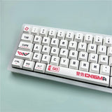 Enigma Theme Keycap Caution Cherry Profile 141 Keys PBT For MX Model