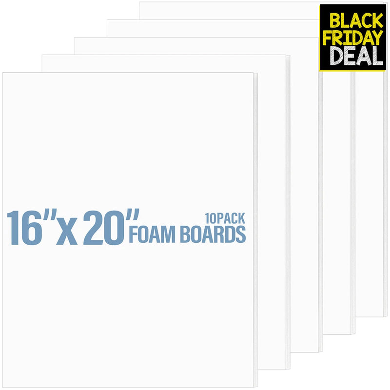 8x10 11x14 16x20 18x24 10 Pack 5x6 Foam Board Sheets 1/8 Thick Poster Photo Model