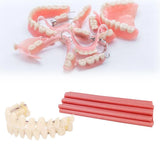 Missing Teeth Repair Kit -DIY Denture Parts at home naturally white Model