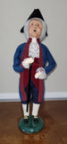 Byers Choice Carolers - Williamsburg Colonial Gentleman Man w/ Cane 1999 Model