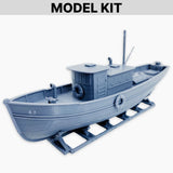 Fishing Boat, Model Kit Civilian Maritime Vessel Harbor Diorama Miniature Model