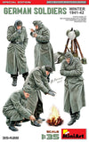 MiniArt 35428 German Soldiers Winter 1941-42 1/35 Scale Model Figures Kit Model
