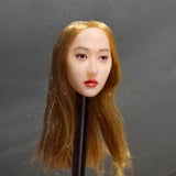 1/6 Scale Female Asia Beauty Expression Head Model for 12''  F 12" PH Tbl figure Model