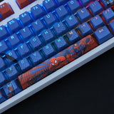 NEW Stock Spiderman 108 PBT Translucent Keycaps OEM Height f/Mechanical Keyboard Model