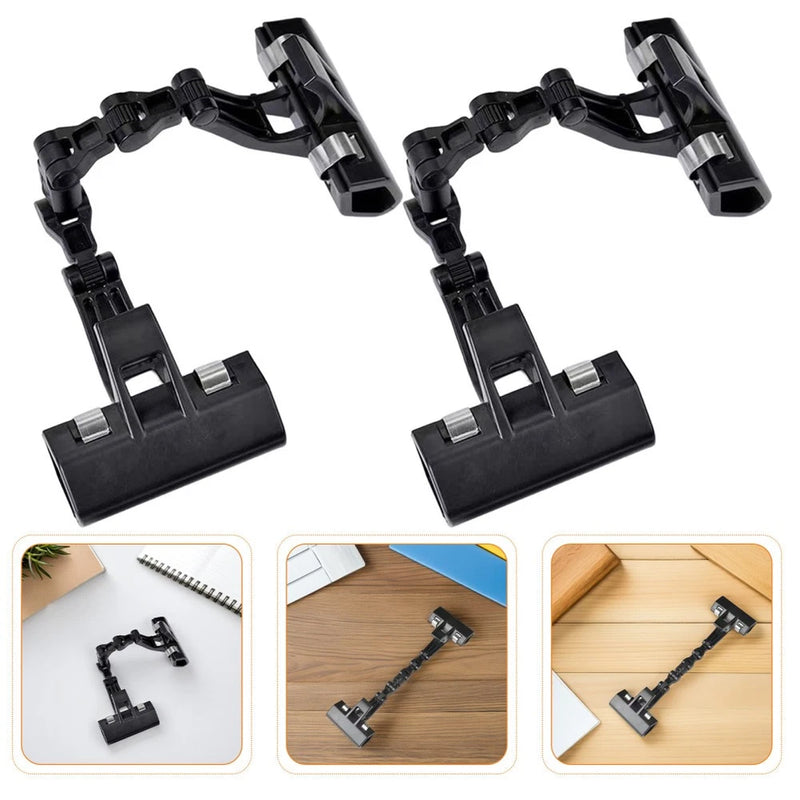2Pcs Adjustable Dual Clip Holder for Art Photos and Drafting Tables Model