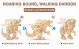 3D Wooden Puzzle Walking w/ Sound Effects Mechanical Dragon Model Kit RMOKA Model