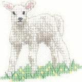Heritage counted cross stitch kit Aida "Lamb (A)", LFLB1187-A, 6,5x6cm, DIY Model