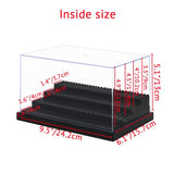 Acrylic Display Case Steps Box Showcase Mini Figures Storage Building Blocks Model