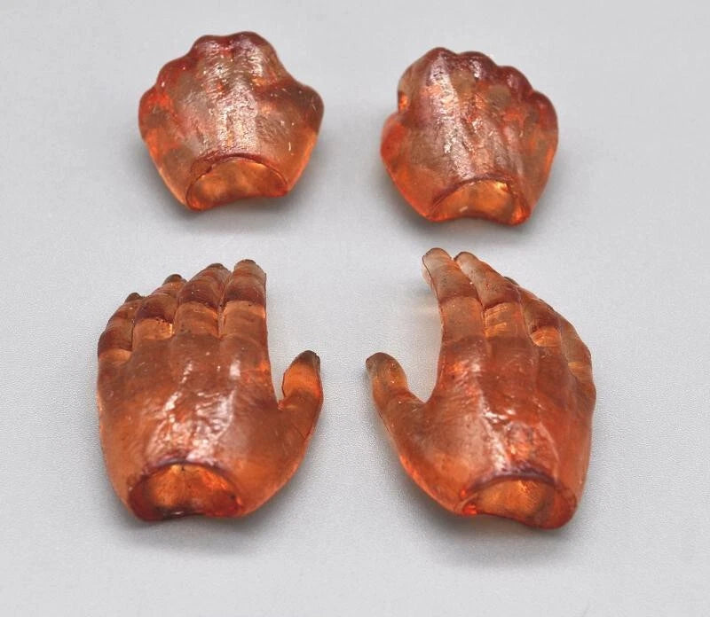 ERA TOYS 1/6 Transparent soft rubber hands model x4 Fit 12¡±Action Figure Body Model