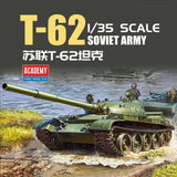 ACADEMY AC13553 1/35 Soviet Army T-62 Tank Assembly Military Model Kit Model