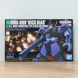 BANDAI HG RMS-099 Rick Dias 1/144 Model Kit JAPAN Unassembled Model