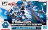 HG 1/144 Unicorn Gundam Perfectibility Destroy Mode Gundam Base Limited Gunpla Model