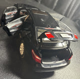 Norev 1/18 Lexus LS 460 Model Car Black Used Missing Tire Paint Scratches Model