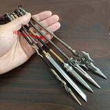 1/6 Scale Halberd Long Spear Weapon Model for 12" Action Figure Body about 22cm Model