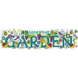 Heritage counted cross stitch kit evenweave fabric "Love Your Garden", KCLG1491- Model