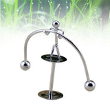 Perpetual Balance Ball Pause Tumbler Weightlifting Swing Small Iron Figurine Model