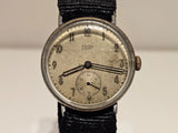 VINTAGE RARE WW2 ERA SUB SECOND  MEN'S SWISS MECHANICAL WATCH "ERAX" EXTRA 15 J. Model