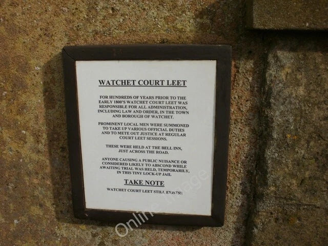 Photo 6x4 Watchet Court Leet display board The board on the wall of the C c2010 Model