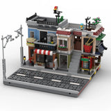 Mocs Building Bricks Toys Kits Toy Shop and Deli with Interior 1424 Bricks Model
