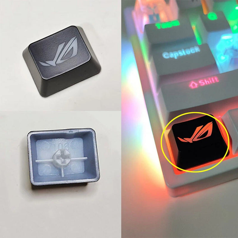 Replacement Keycaps Mechanical keyboard Ctrl Keycap 1.25U Translucent Key Cap Model