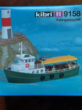 MODERN HARBOR PASSENGER FERRY BOAT - WATERLINE -?HO Scale KIT - KIBRI - NEW Model