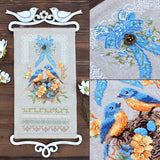 DIY Cross Stitch Kit embroidery kit Craft gift Large Design, Zweigart Belfast Model