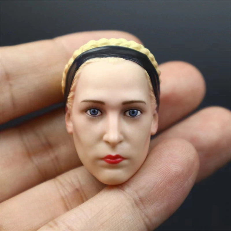 1/6 Alice Female Girl Head Carved Model Fit 12'' TBLeague Action Figure Model