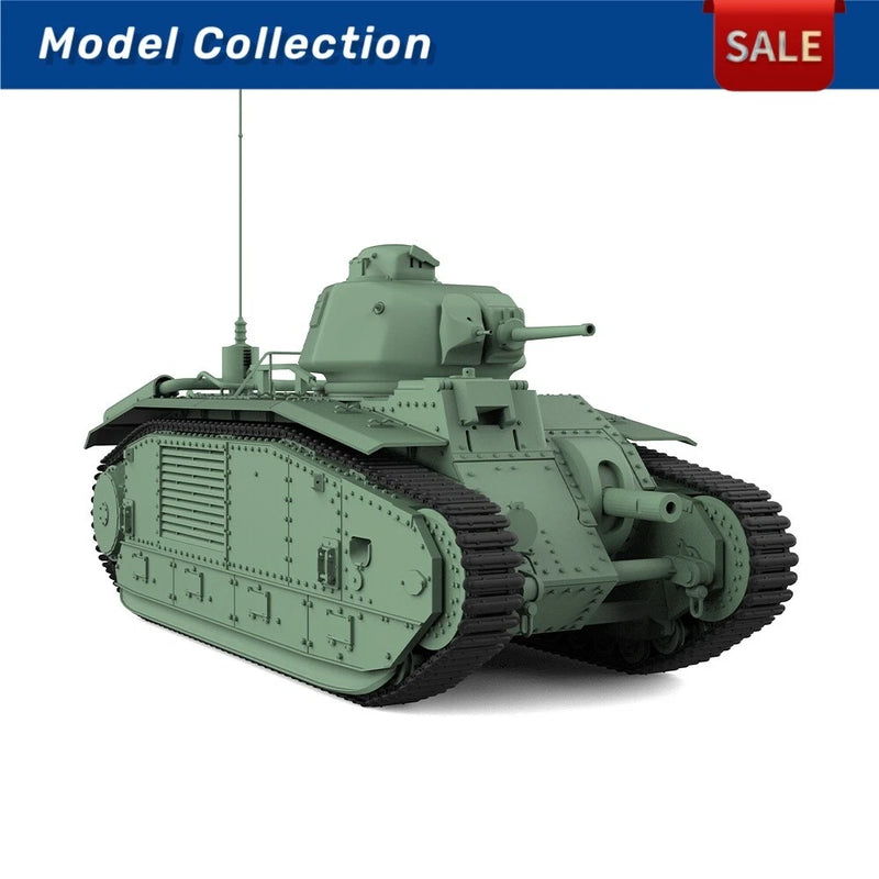 Model Kits 1/72 1/76 1/87 France B1 Heavy Tank Phase II Model