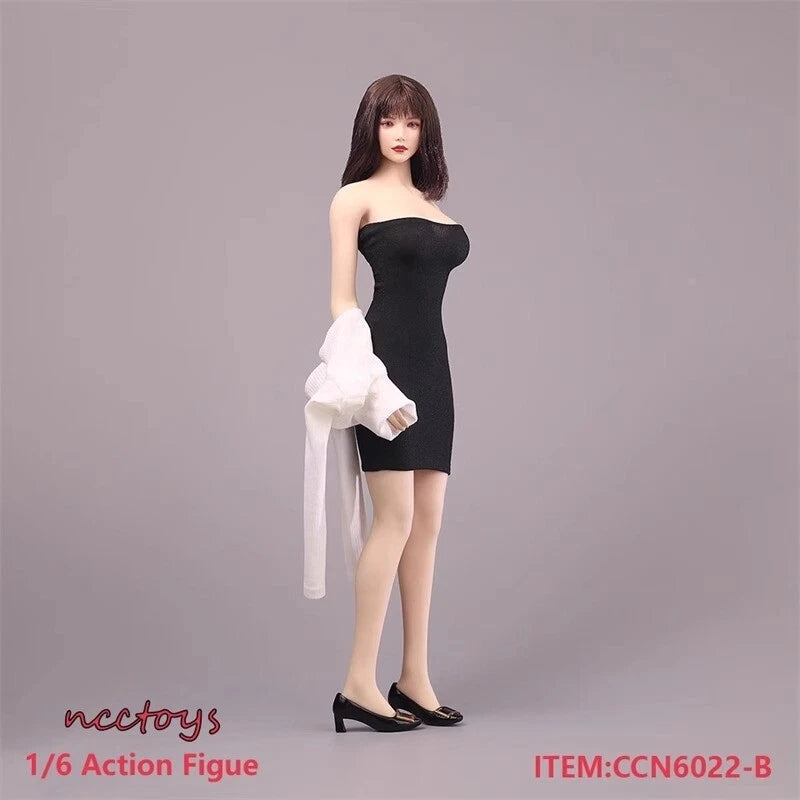 CCN6022 1/6 Female Wrap Hip Long Skirt Set Model For 12" Action Figure Body Model