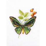 RTO counted Cross Stitch Kit "Briar and butterfly" EH363, 8,5x9 cm, DIY Model