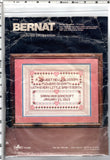 "Sweet Blossom" BERNAT Counted Cross Stitch Embroidery Kit WP4108 Project Starte Model
