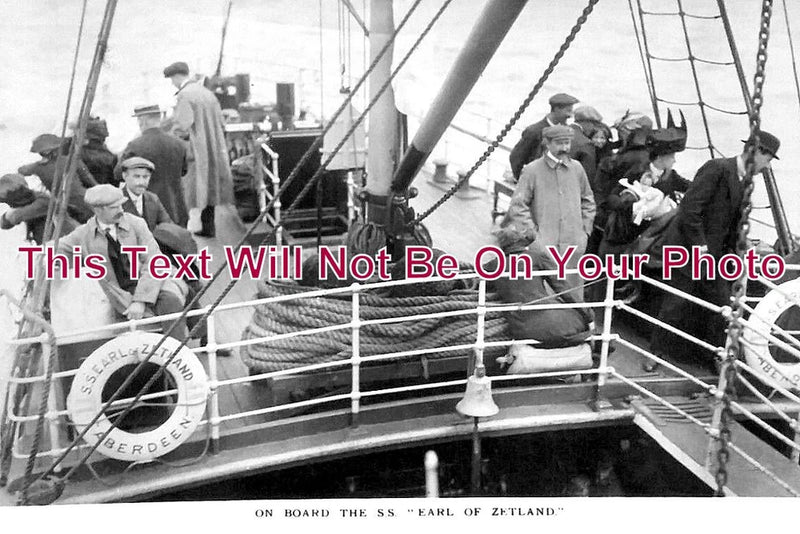 SC 1065 - On Board The SS Earl Of Zetland, Shetland, Scotland Model