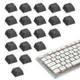 20Pcs XDA Profile Keycap Set PBT Mechanical Numeric Keypads, Black Model